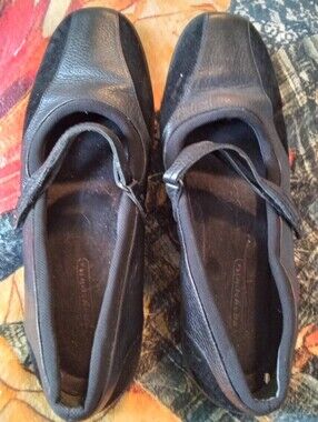 #1707 Comfort Mary Jane Flats in Black - 7 1/2M